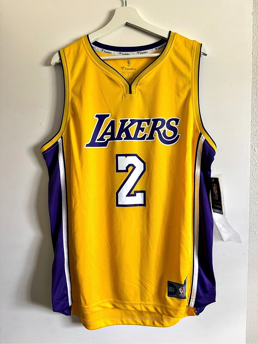 Fanatics Lonzo Ball Los Angeles Lakers Fanatics Fast Break Replica Jersey - Icon